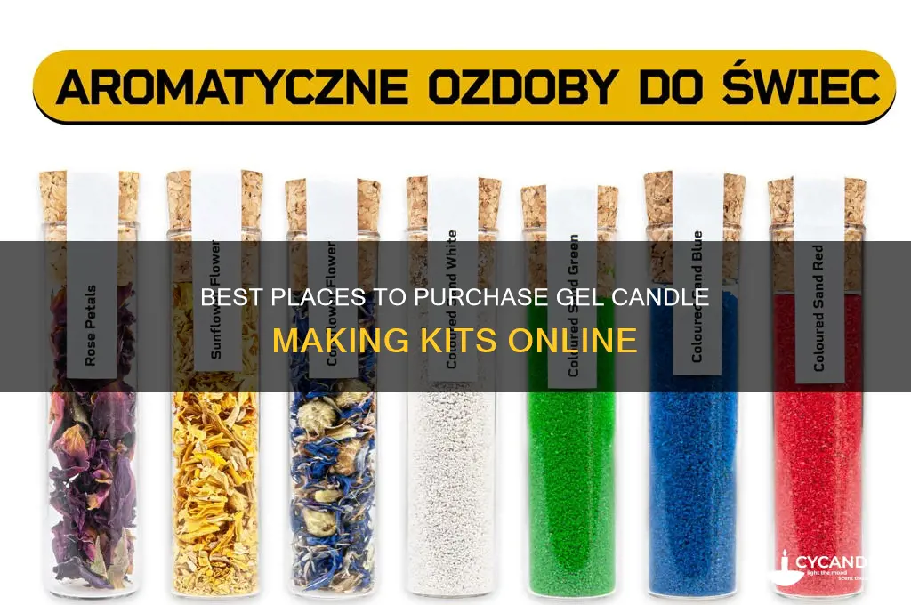where to buy gel candle kits