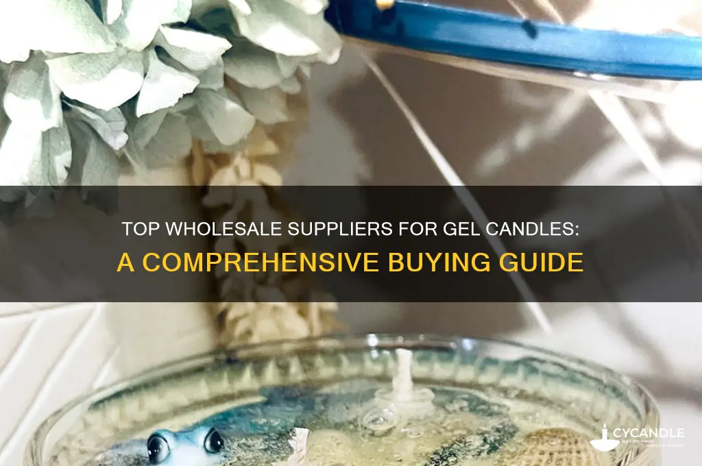 where to buy gel candles wholesale