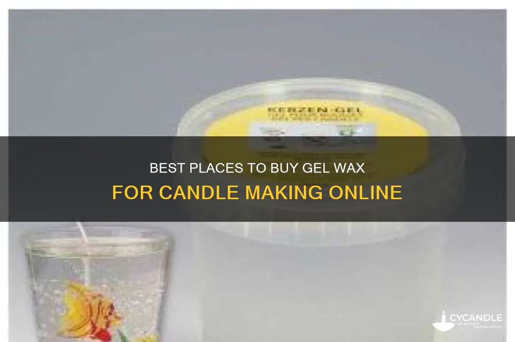 where to buy gel wax for candles