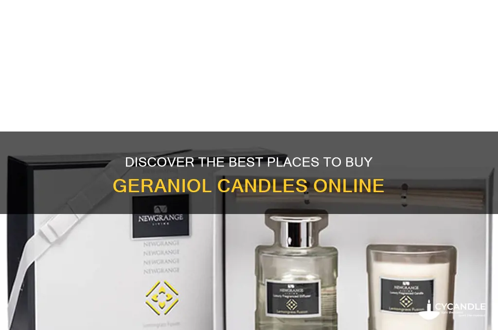 where to buy geraniol candles