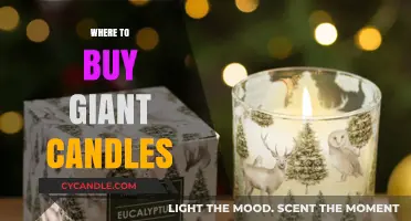 Best Places to Purchase Giant Candles for Home Decor