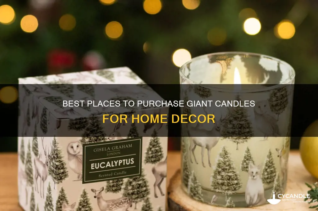 where to buy giant candles