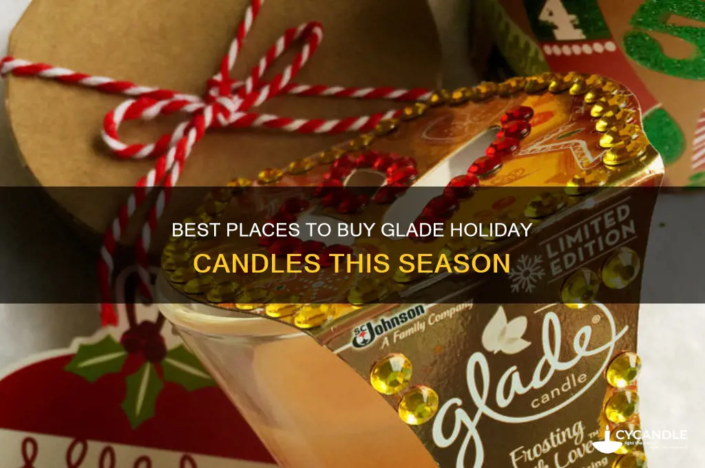 where to buy glade holiday candles