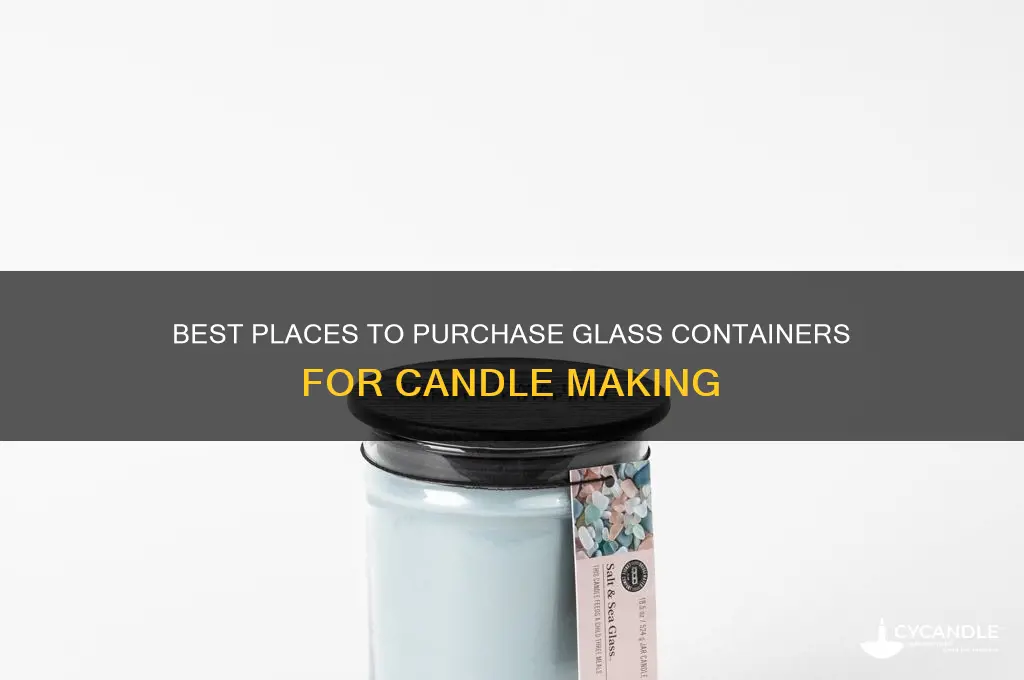 where to buy glass for making candles