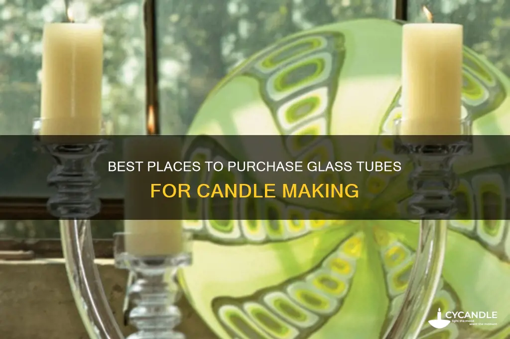 where to buy glass tubes for candles