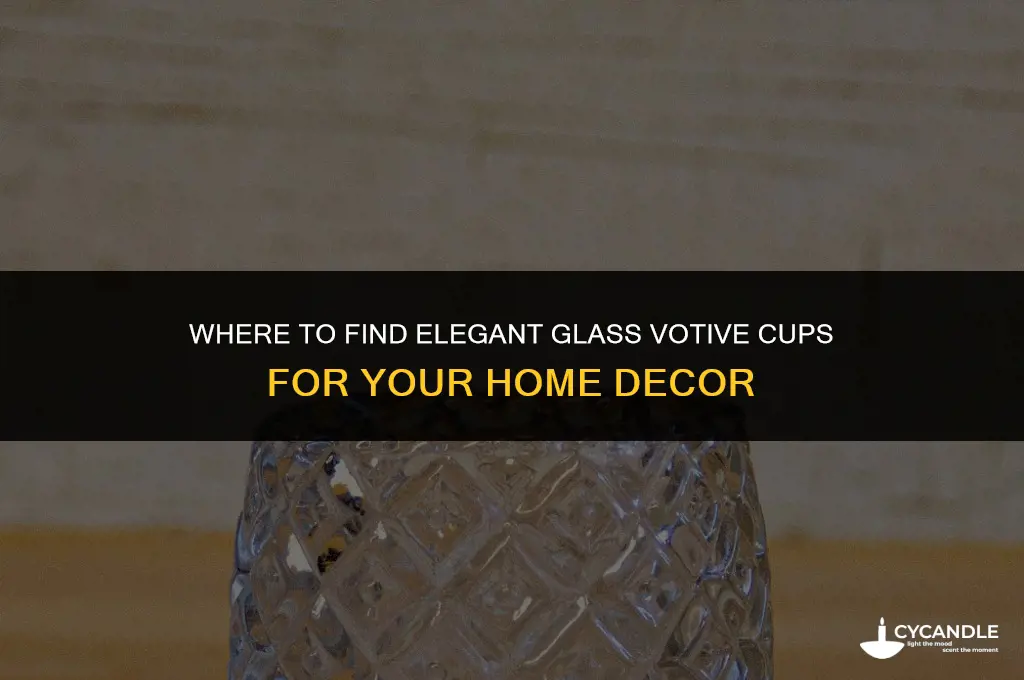 where to buy glass votive cups