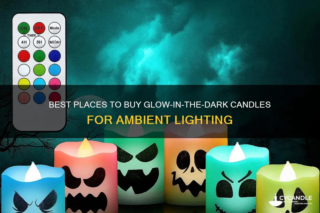 where to buy glow in the dark candles