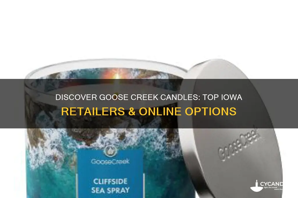 where to buy goose creek candles in iowa