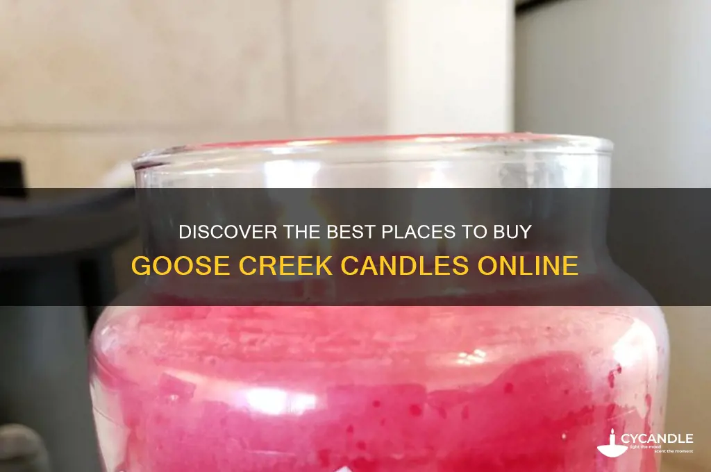 where to buy goose creek candles
