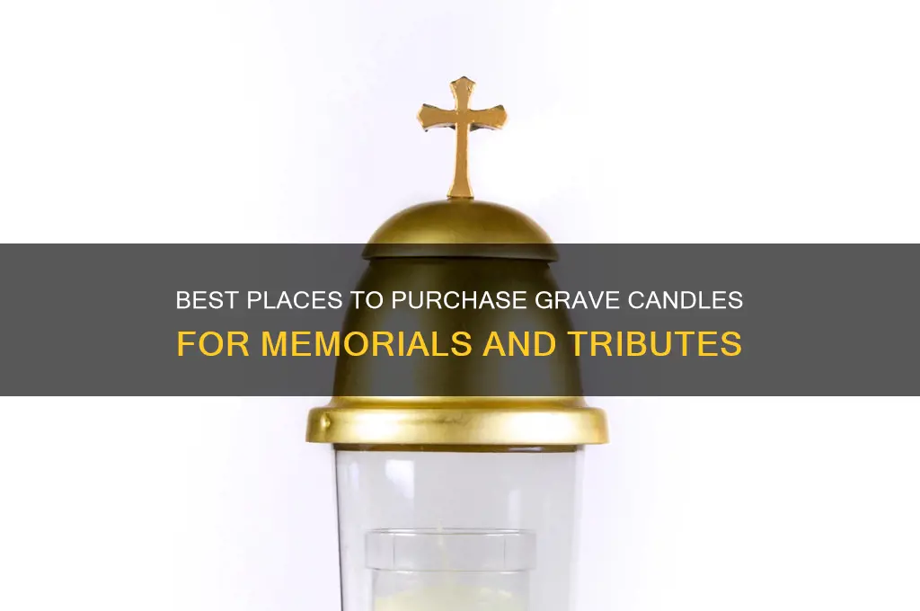 where to buy grave candles