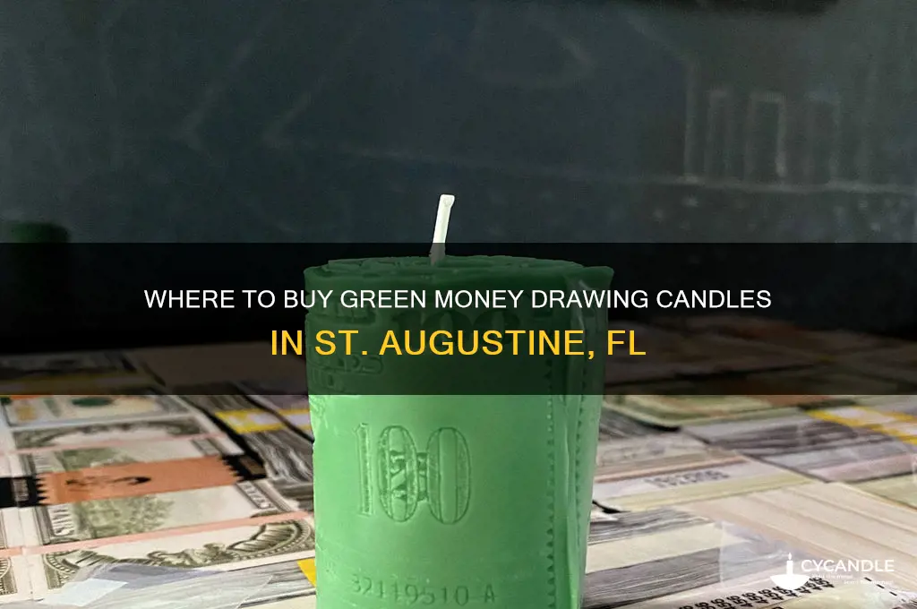 where to buy green money drawing candles st augustine fl