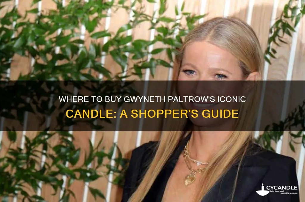 where to buy gwyneth paltrow candle