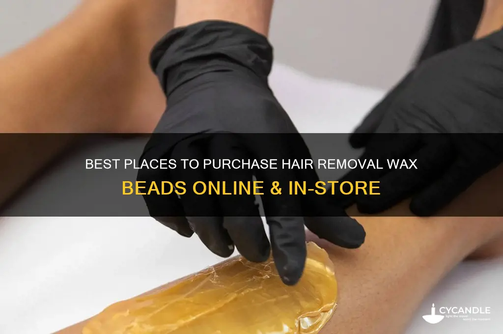 where to buy hair removal wax beads