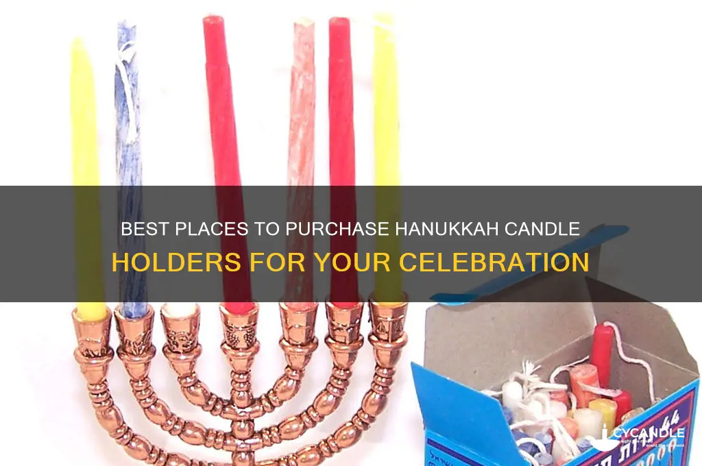 where to buy hanukkah candle holders