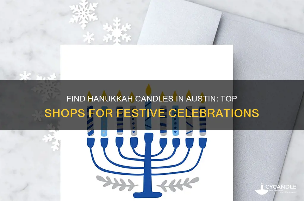 where to buy hanukkah candles in austin
