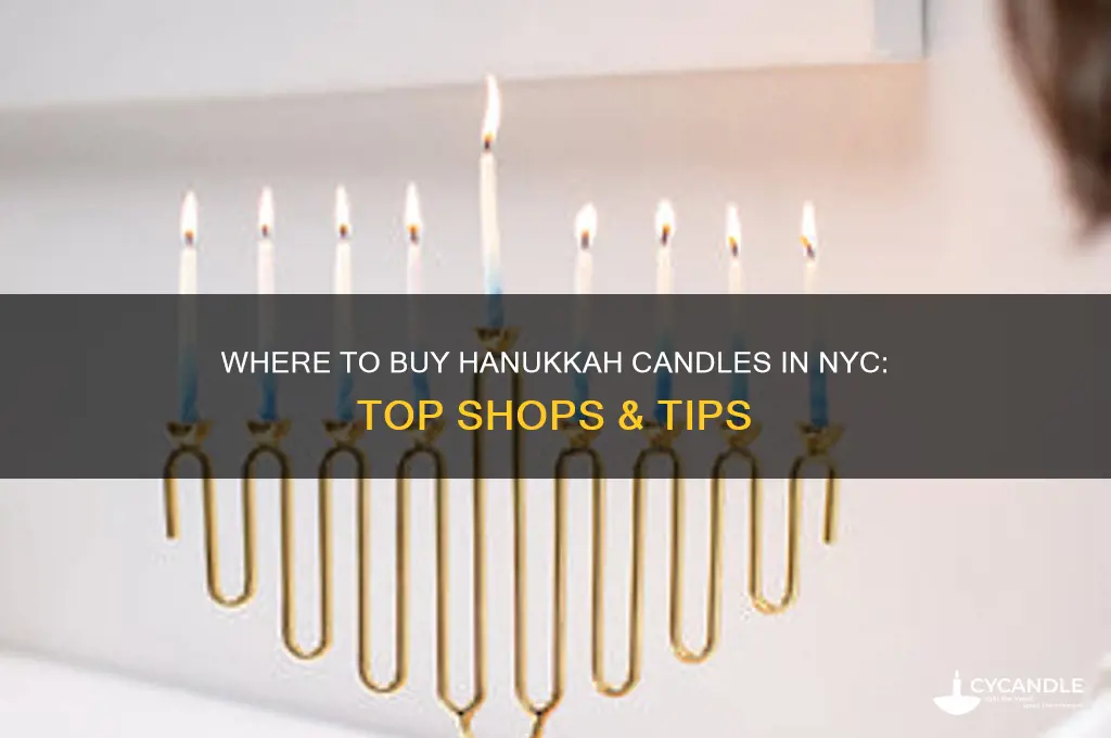 where to buy hanukkah candles nyc