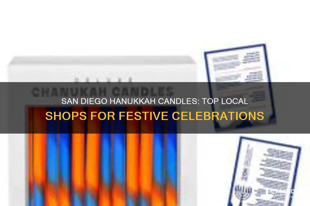where to buy hanukkah candles san diego