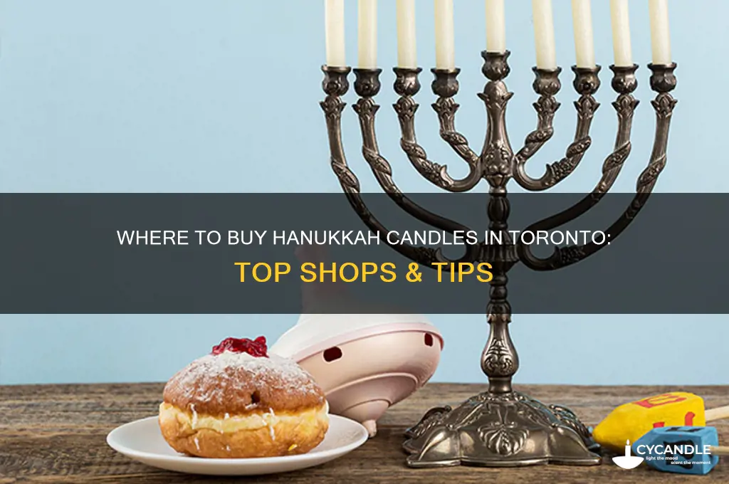 where to buy hanukkah candles toronto