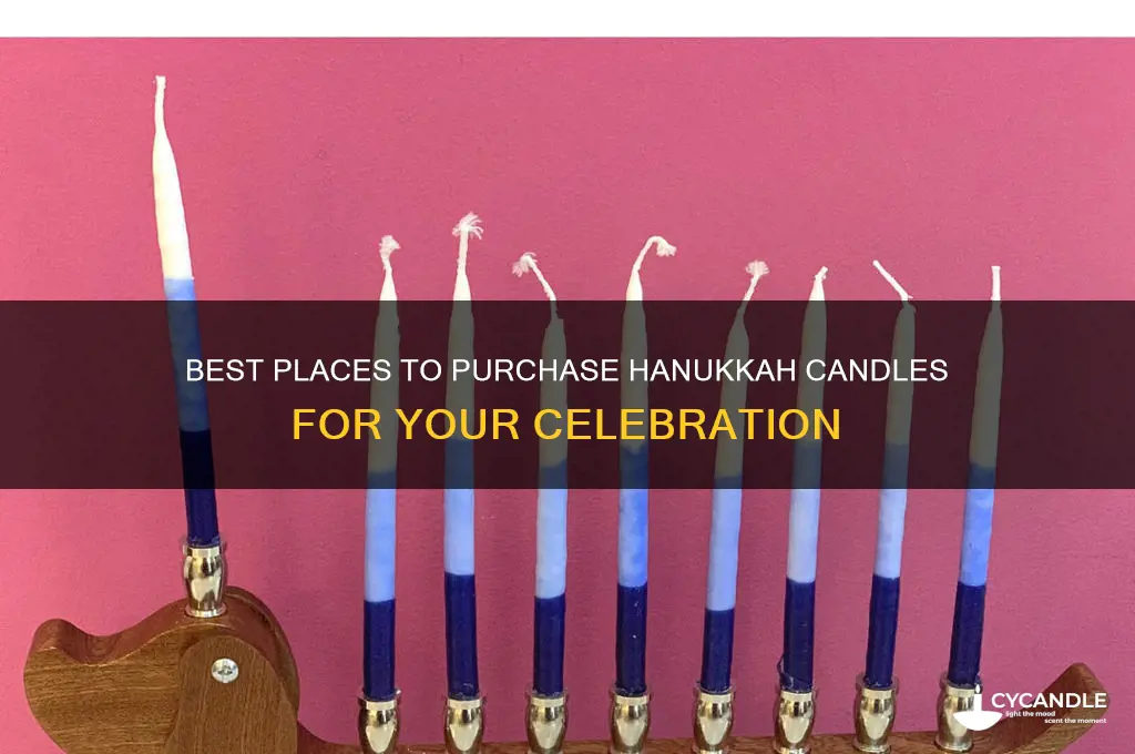 where to buy hanukkah candles