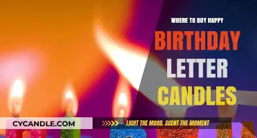 Celebrate with Style: Top Places to Buy Happy Birthday Letter Candles