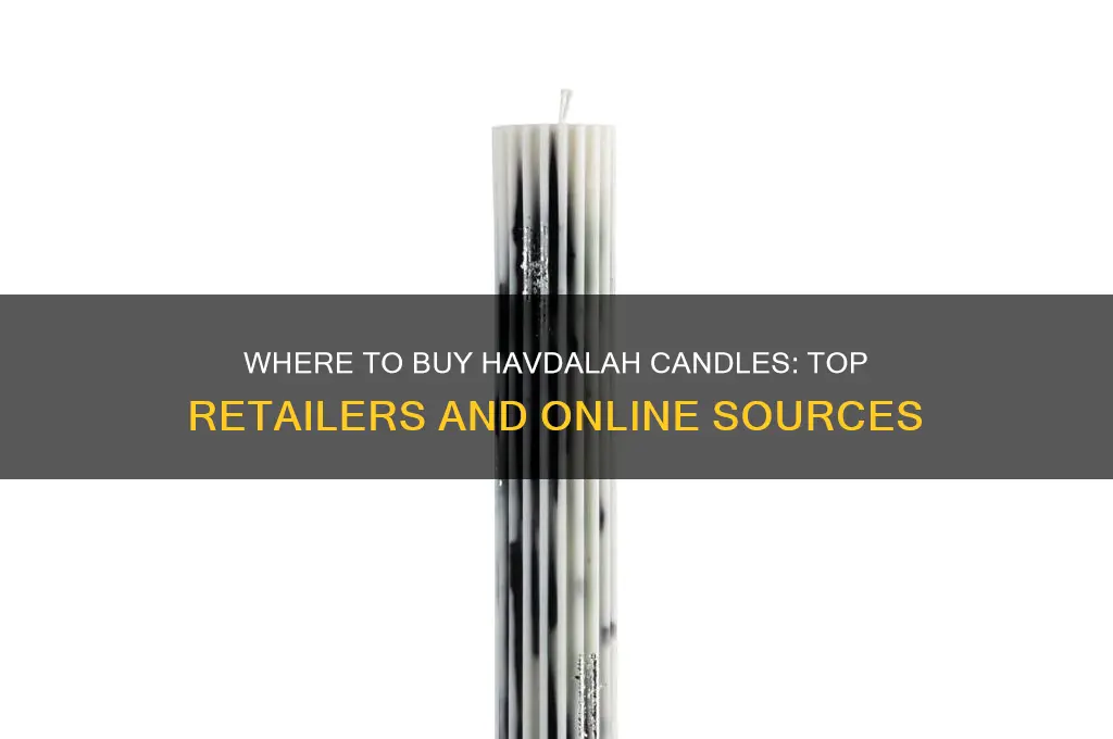 where to buy havdalah candles