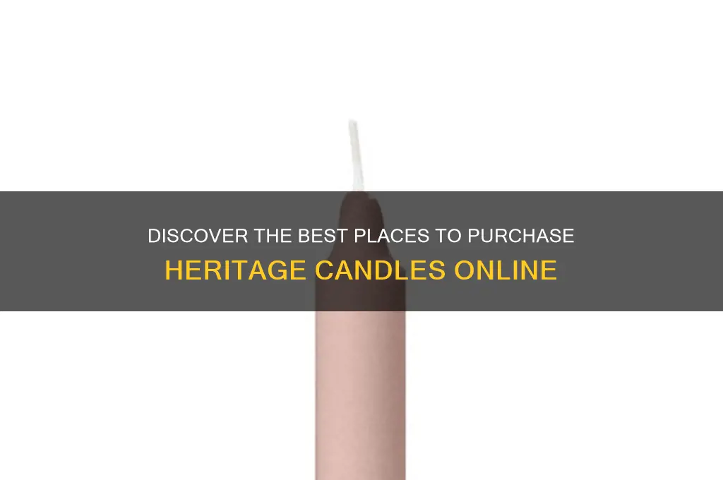where to buy heritage candles