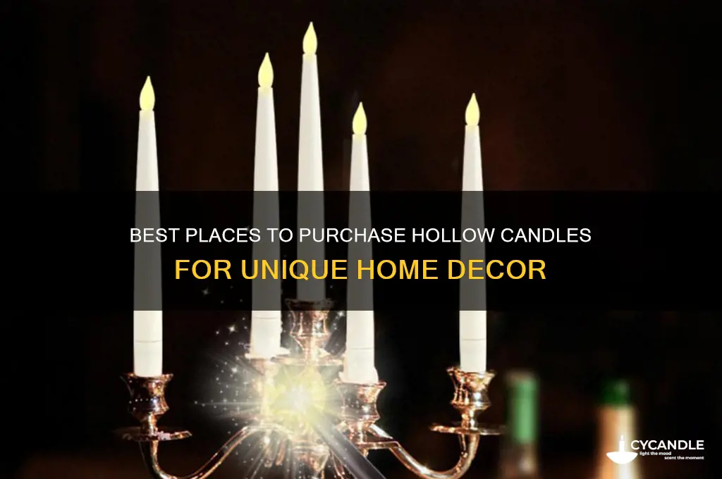 where to buy hollow candles