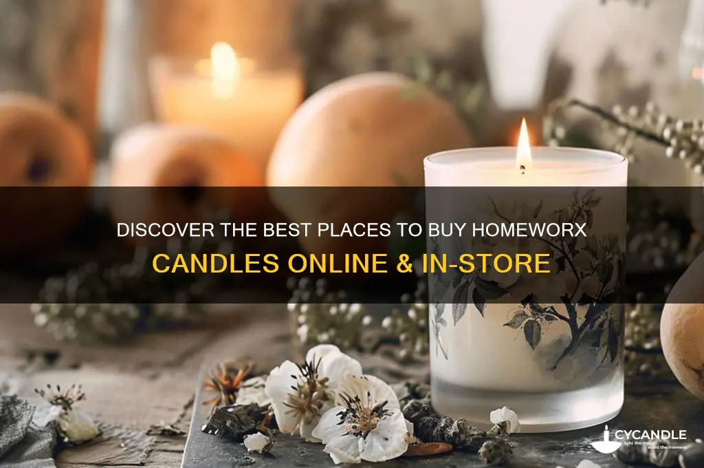 where to buy homeworx candles