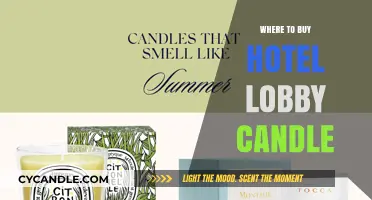Where to Buy Hotel Lobby Candles: Top Retailers and Brands