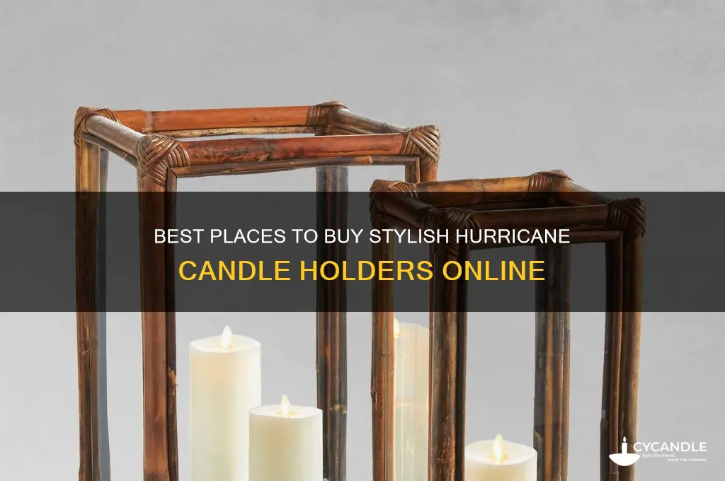 where to buy hurricane candle holders