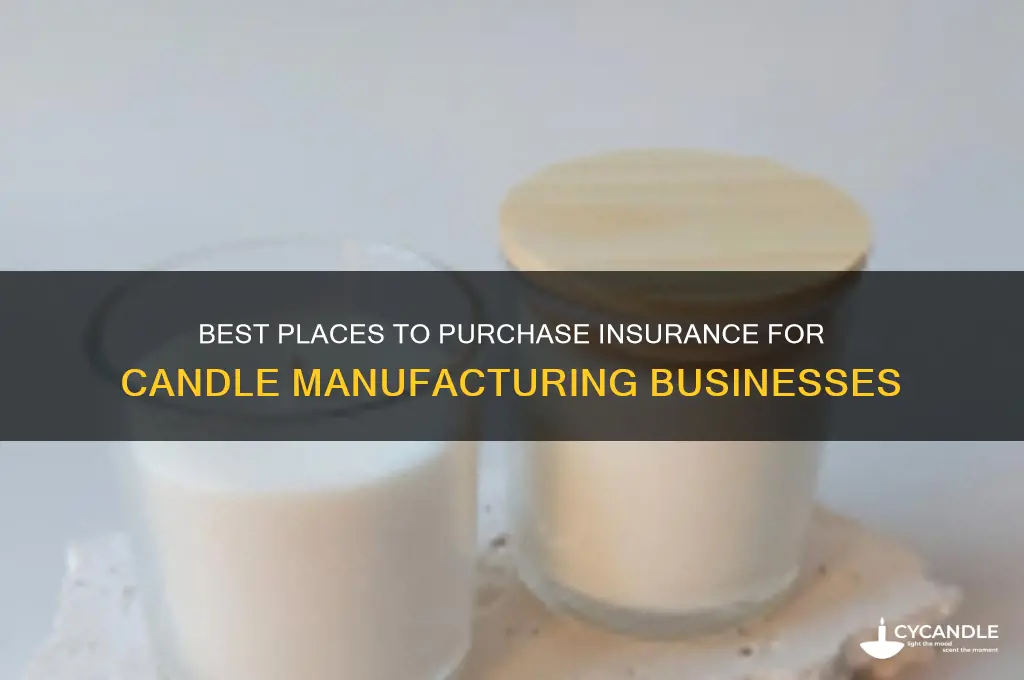 where to buy insurance for candle manufacturing