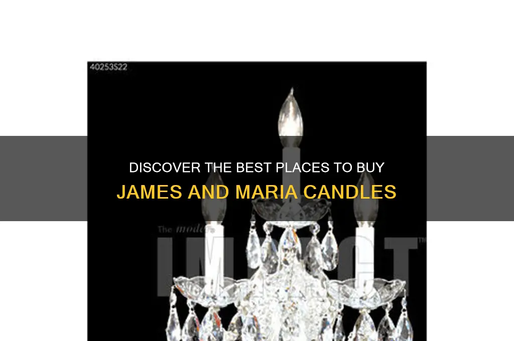 where to buy james and maria candles