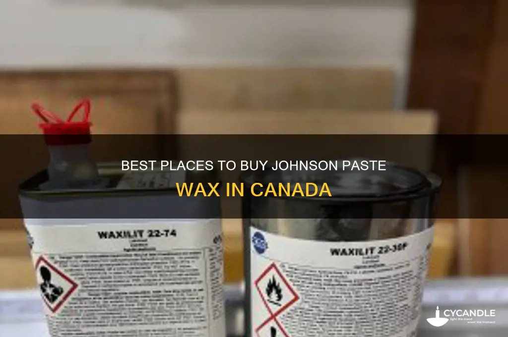 where to buy johnson paste wax canada