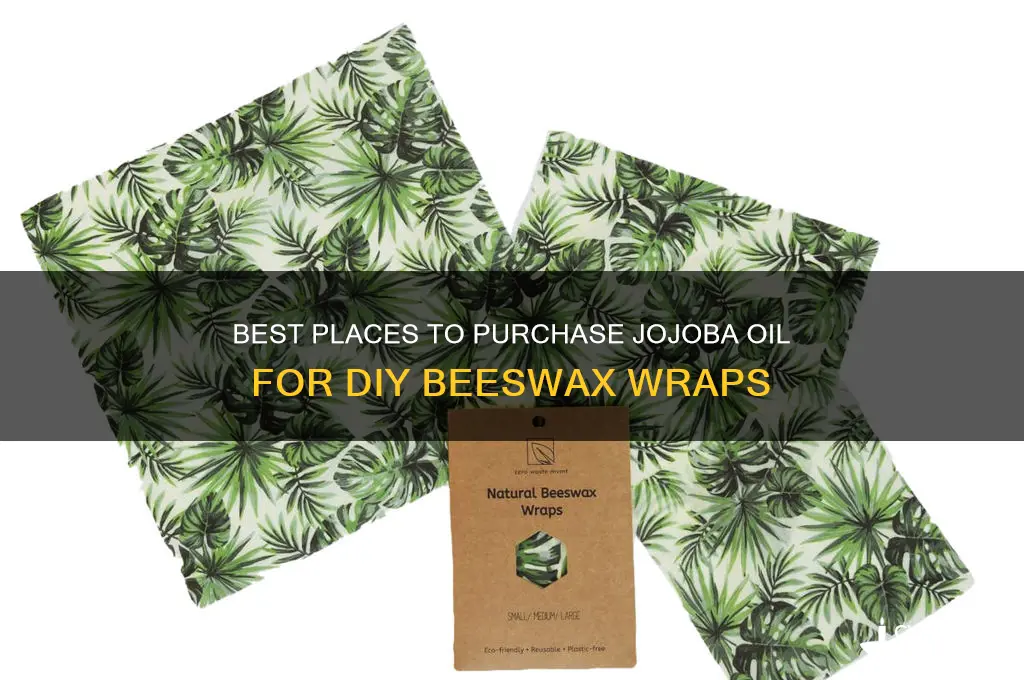 where to buy jojoba oil for beeswax wraps