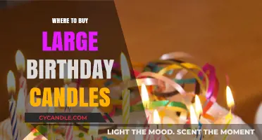 Best Places to Buy Large Birthday Candles for Celebrations