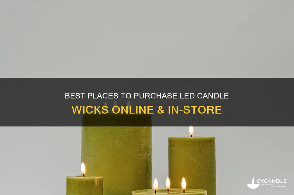 where to buy led candle wicks