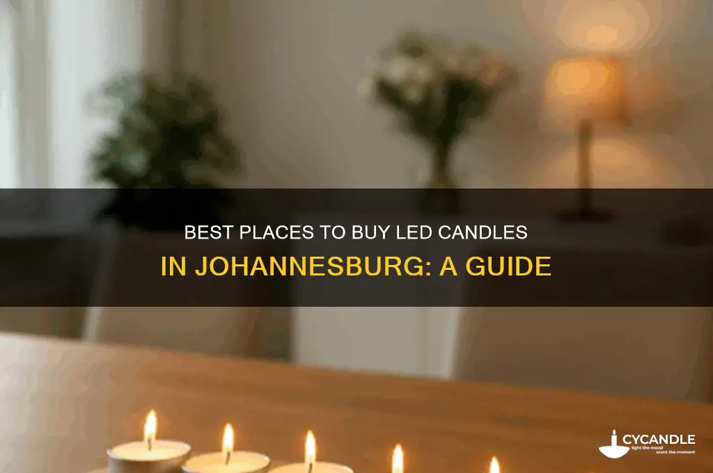 where to buy led candles in johannesburg