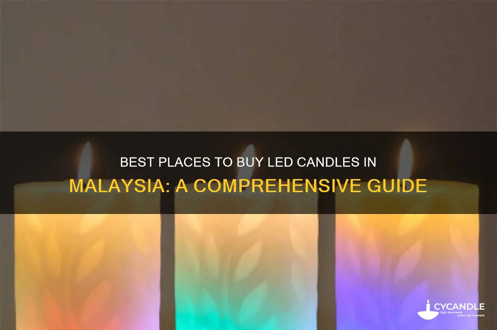 where to buy led candles in malaysia