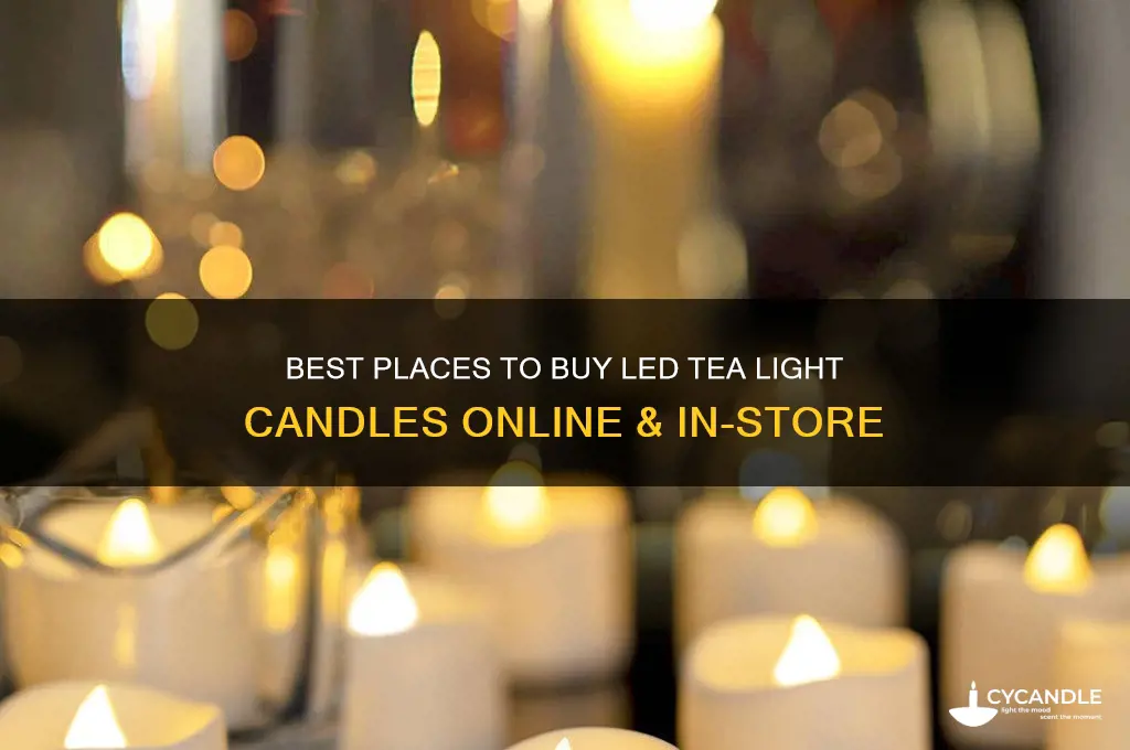 where to buy led tea light candles