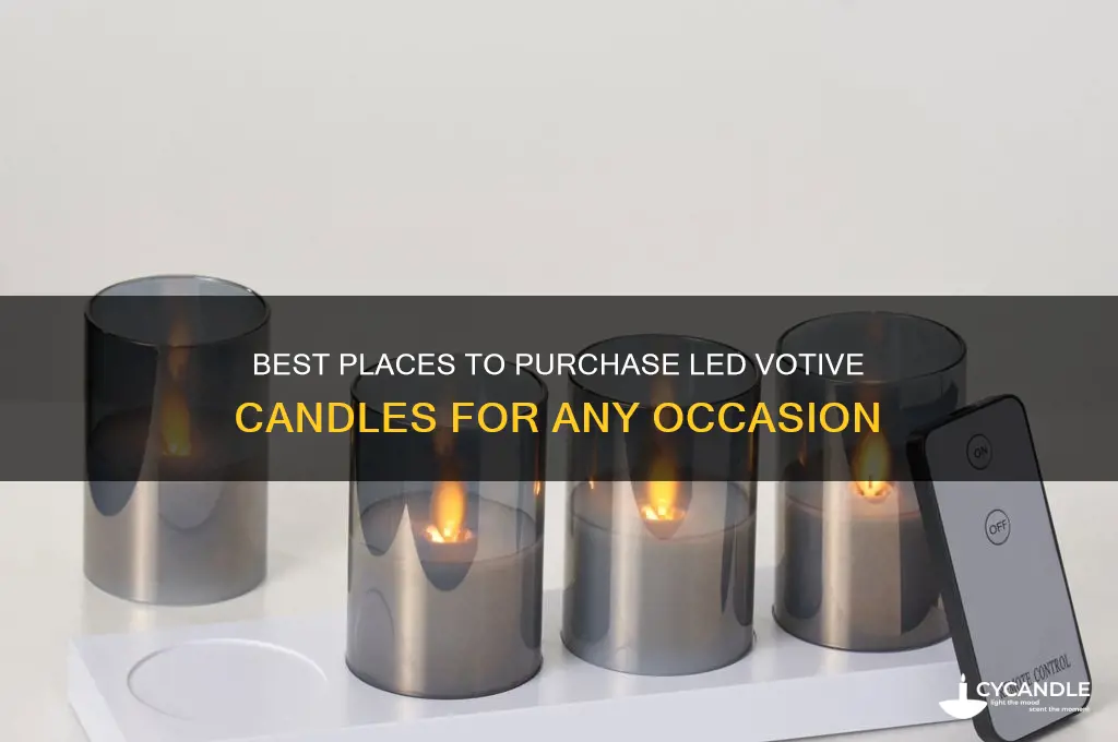 where to buy led votive candles