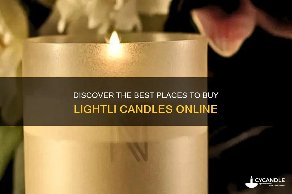 where to buy lightli candles