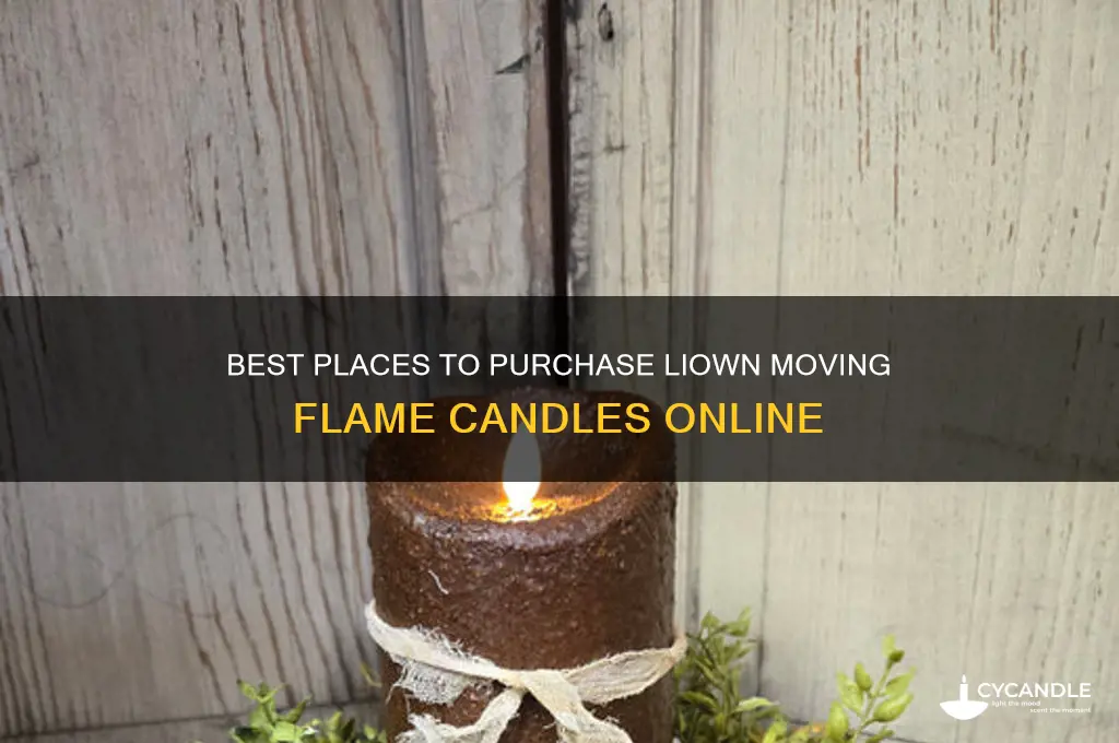 where to buy liown moving flame candles