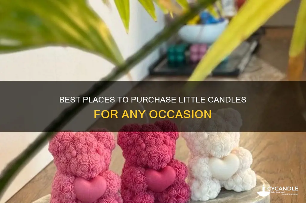 where to buy little candles