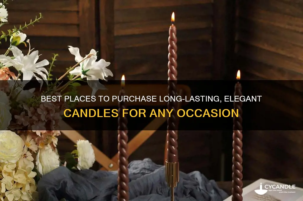 where to buy long candles