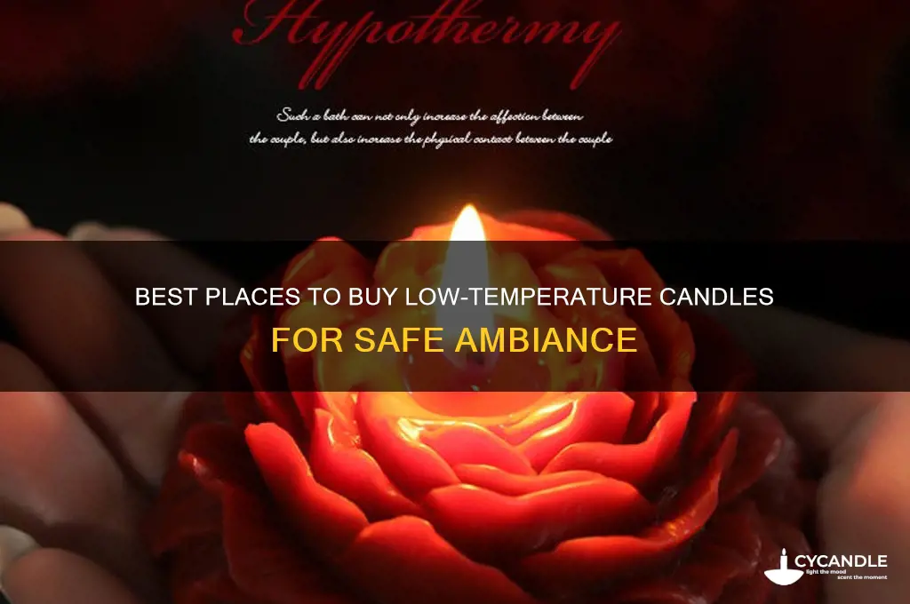 where to buy low temp candles