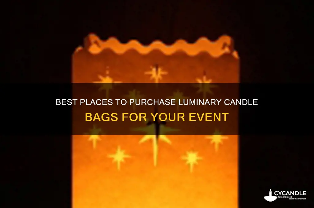 where to buy luminary candle bags
