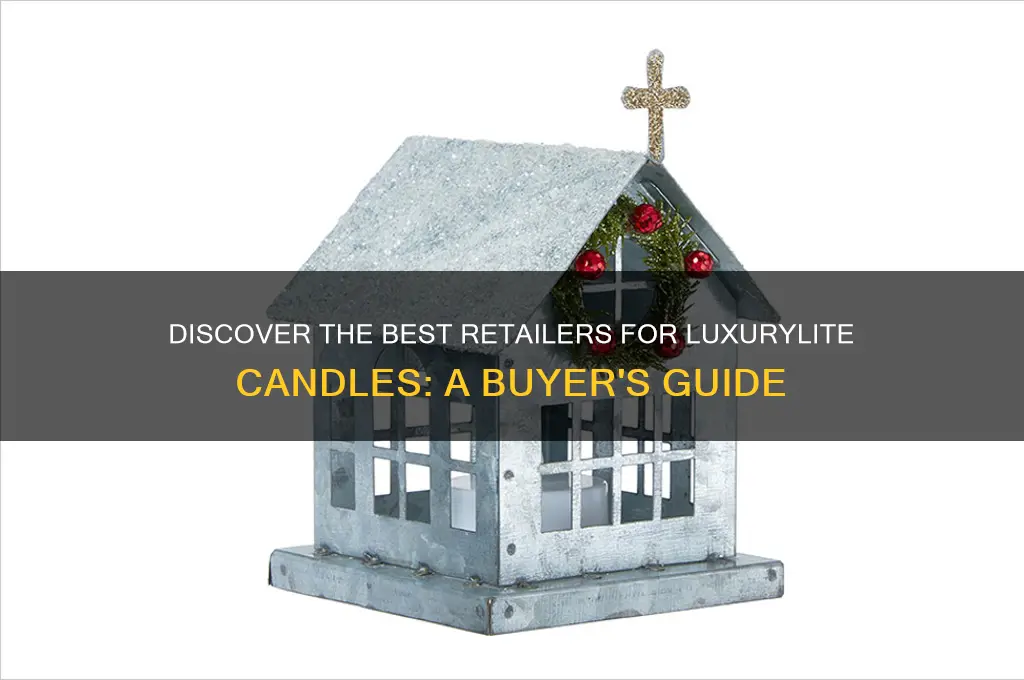 where to buy luxurylite candles