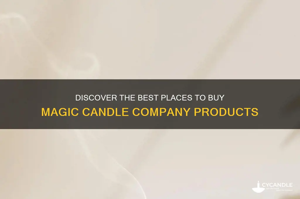 where to buy magic candle company