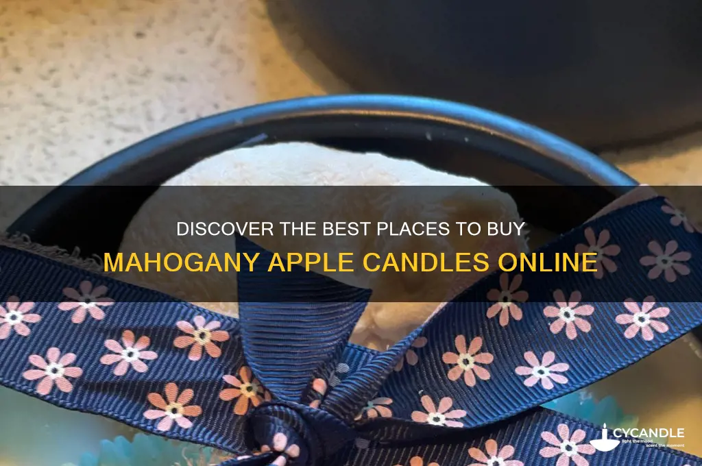 where to buy mahogany apple candle