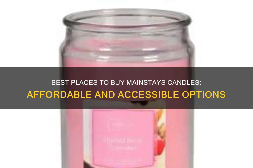 where to buy mainstays candles